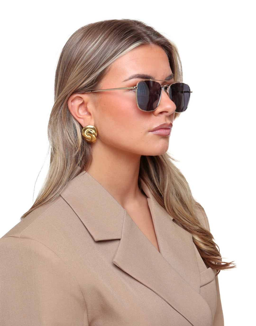 Black Golden Frame - Sunglasses