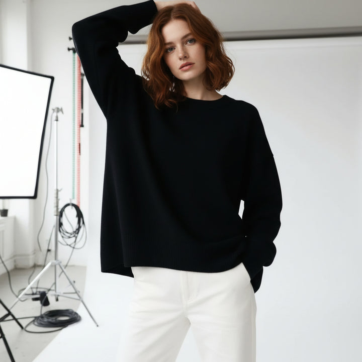 Plush Oversized Knit Sweater