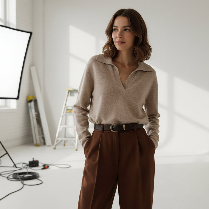 Serene Collar Soft Knit