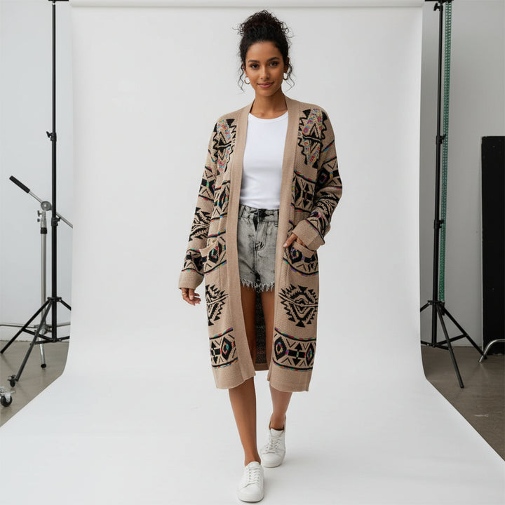 Southwest Longline Knit Cardigan