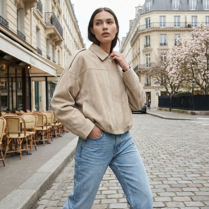 Desert Suede Bomber