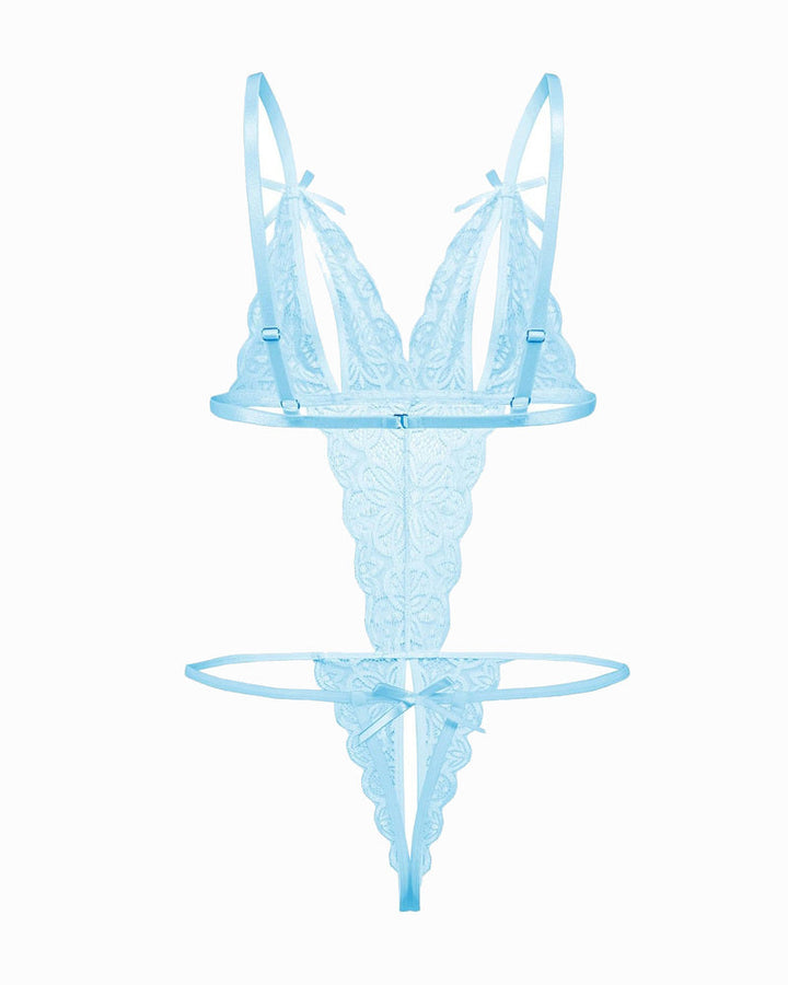 Aurivienne – Lace Deep V Teddy