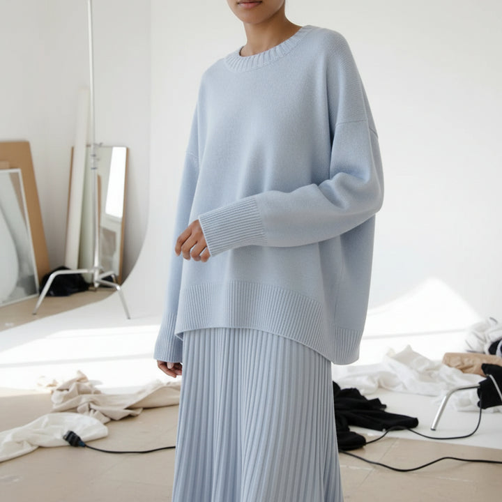 Plush Oversized Knit Sweater