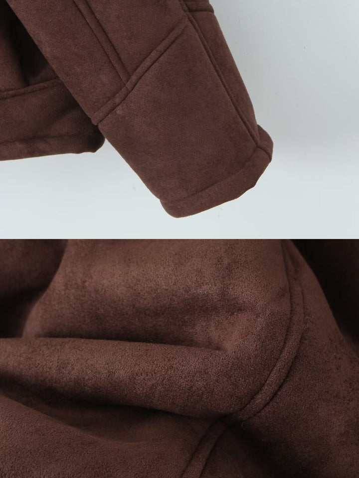 Elowyn Shearling Wrap Jacket