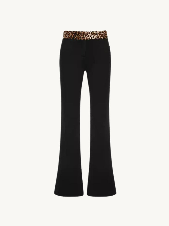 Jaxa Low-Rise Flare Pants