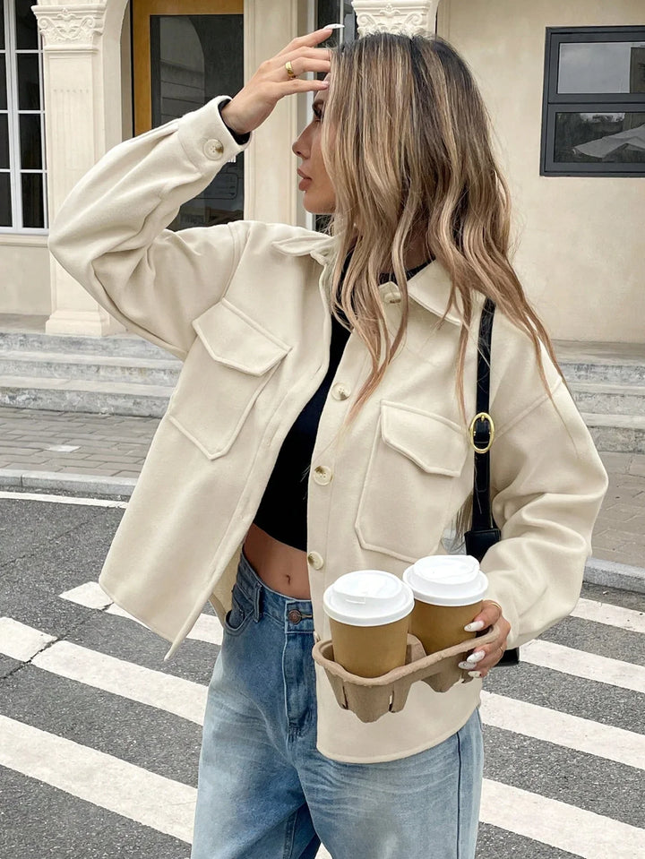 City Stroll Button-Up Shacket
