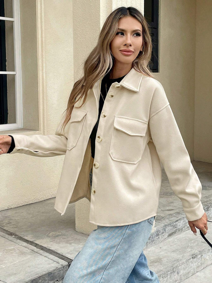 City Stroll Button-Up Shacket