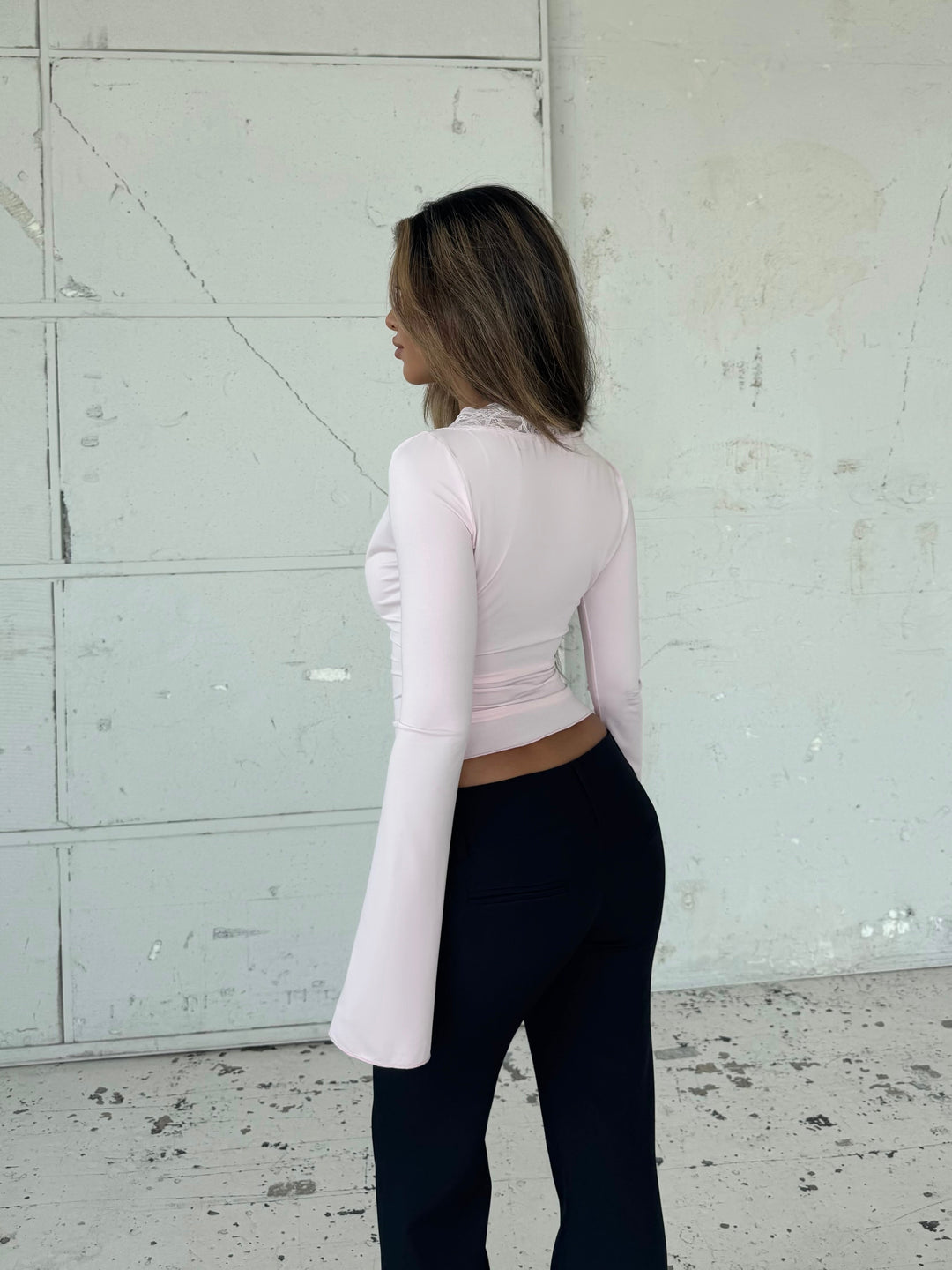 Pretty Luna basic top - pink