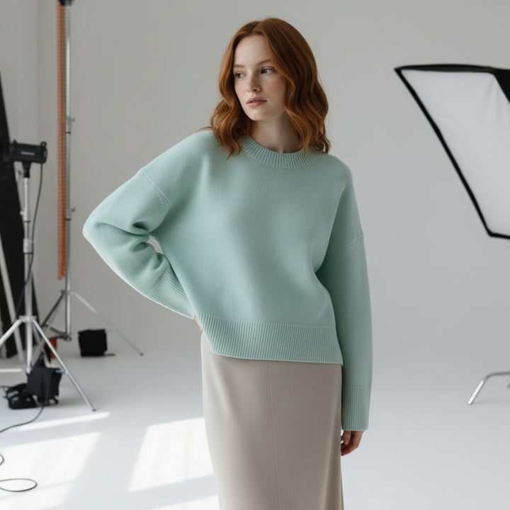 Plush Oversized Knit Sweater