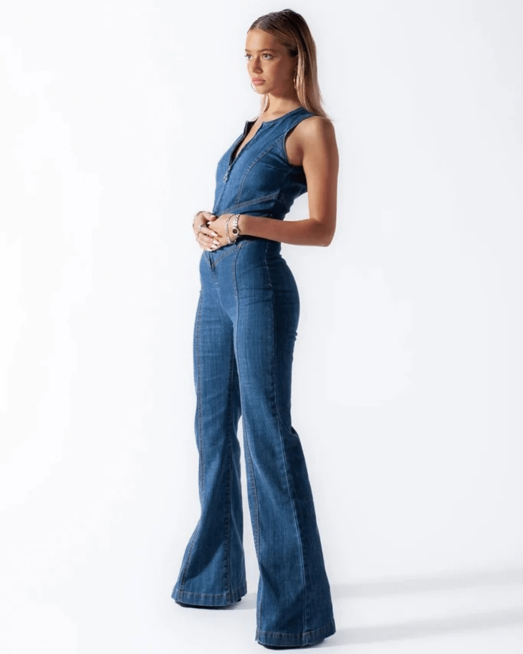 Arianne Iconic Denim Jumpsuit