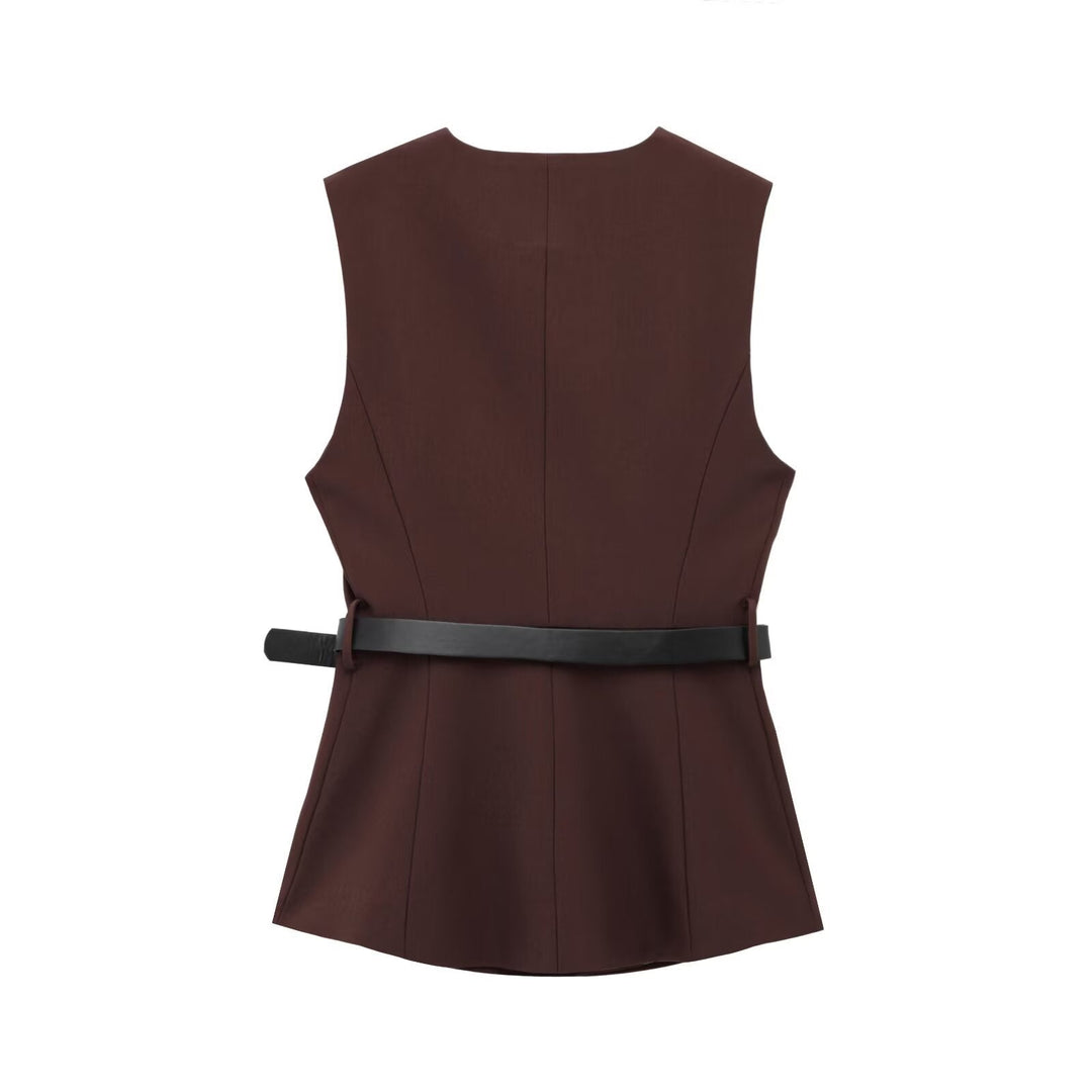 Regency Belted Vest Top