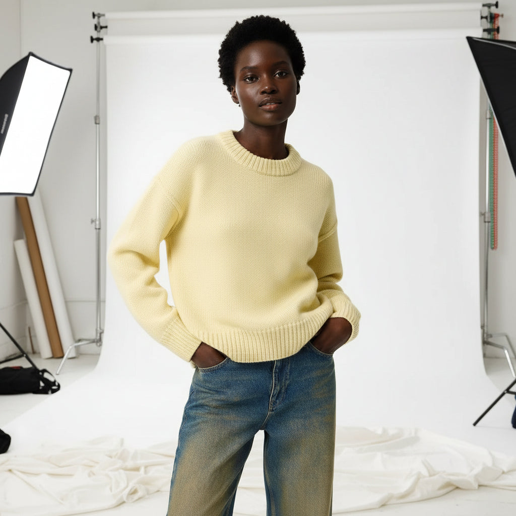 Plush Oversized Knit Sweater