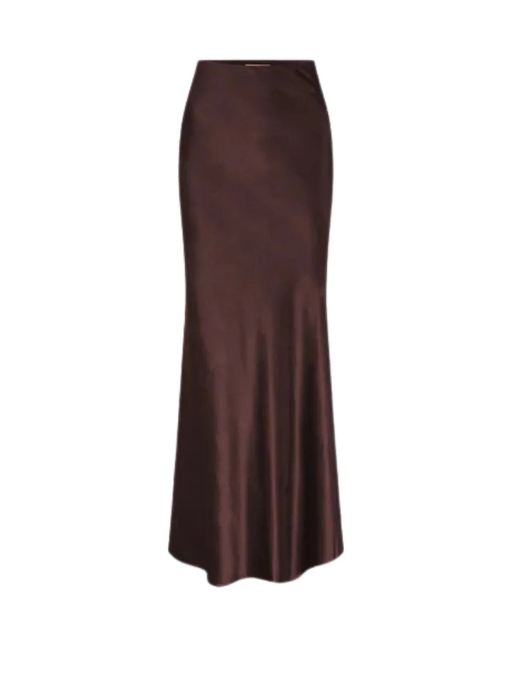 Minimalist Satin Slip Skirt