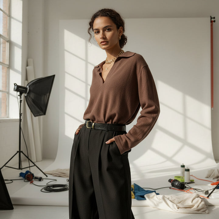 Serene Collar Soft Knit