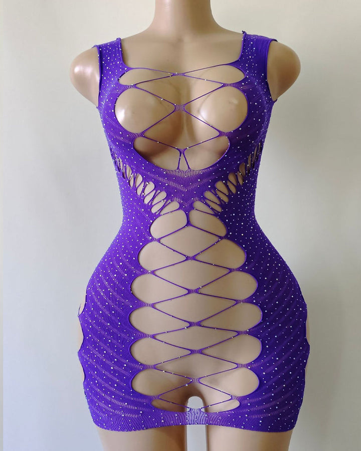 Tahlira – Diamond See-Through Nightdress