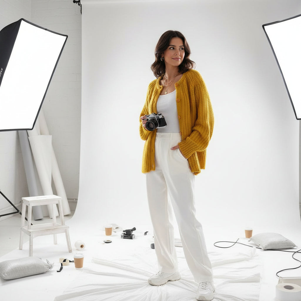 Soft Button Knit Cardigan