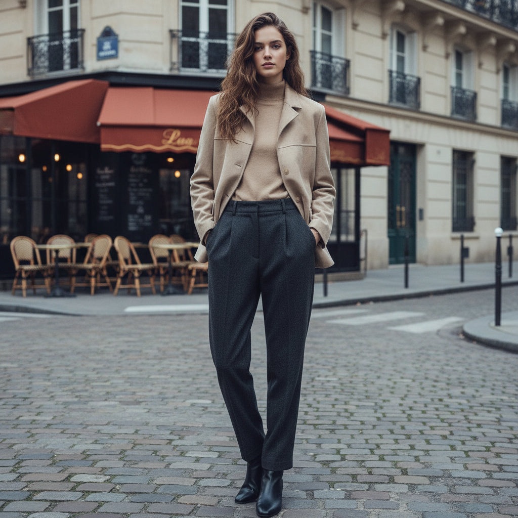 Suede Effect Button Jacket