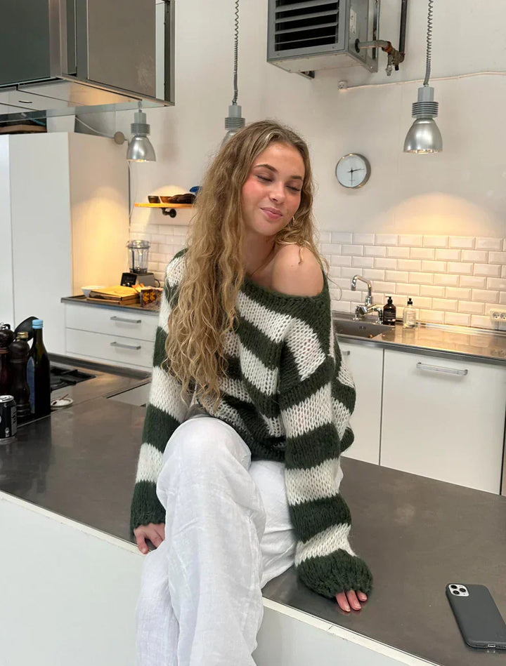 Harbour Breeze Striped Knit Jumper