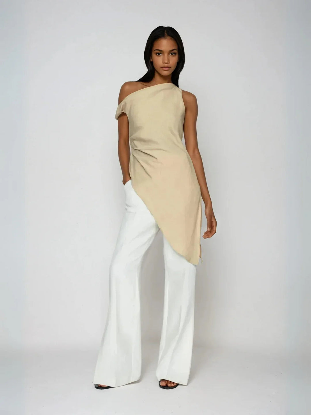 Minimal Grace Asymmetrical Blouse