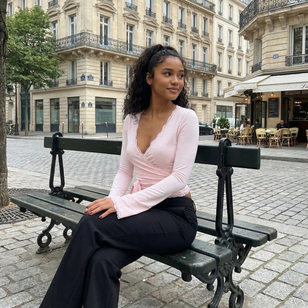 Elegant Fit Top - light pink