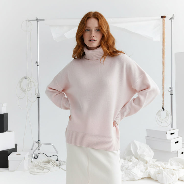 Oversized Turtleneck Sweater