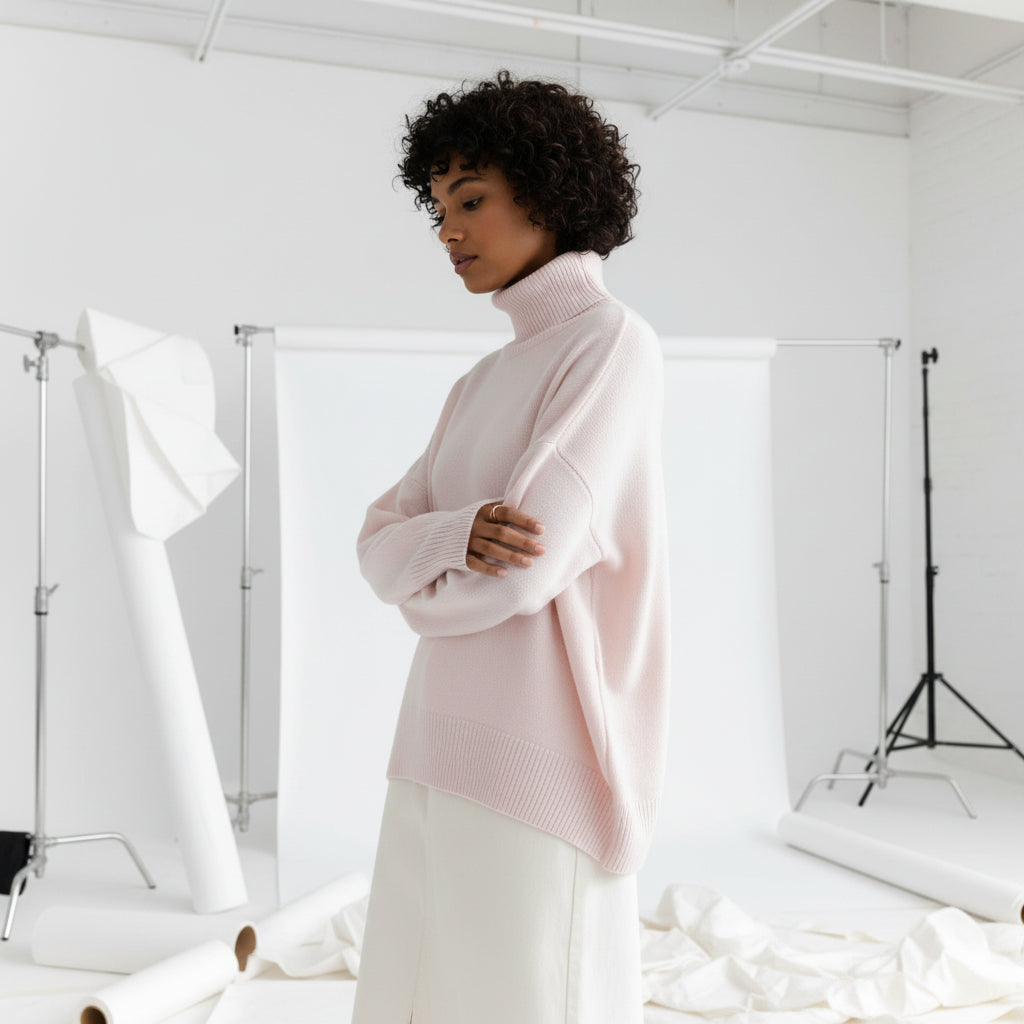 Oversized Turtleneck Sweater