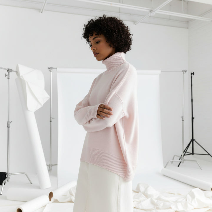 Oversized Turtleneck Sweater