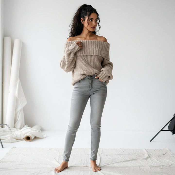 Montrose Foldover Knit Top