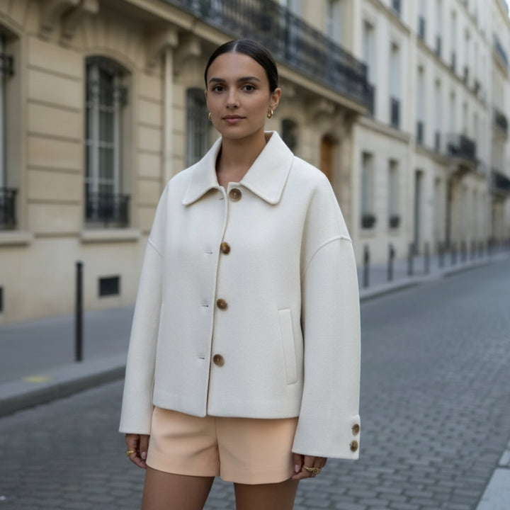 Oversized Wool Blend Jacket