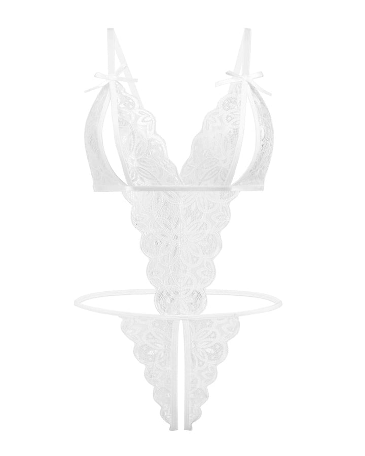 Aurivienne – Lace Deep V Teddy