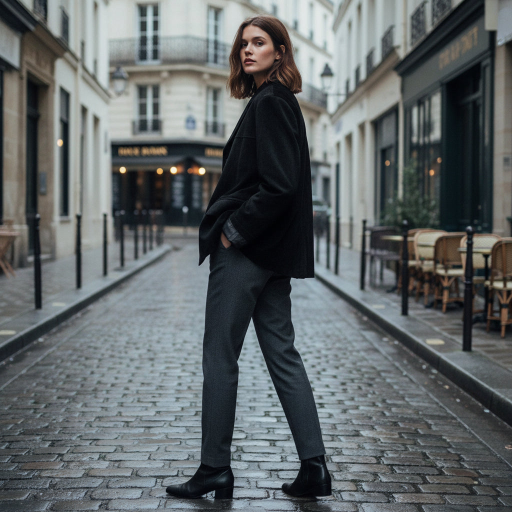 Suede Effect Button Jacket