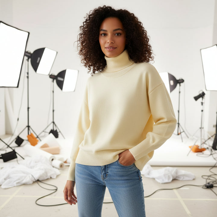 Oversized Turtleneck Sweater