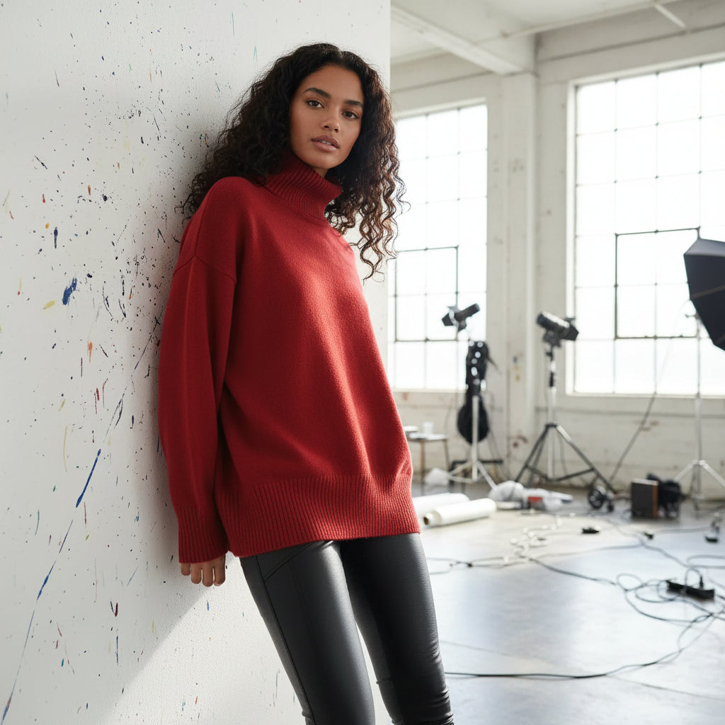 Cloudline Luxe Turtleneck Knit