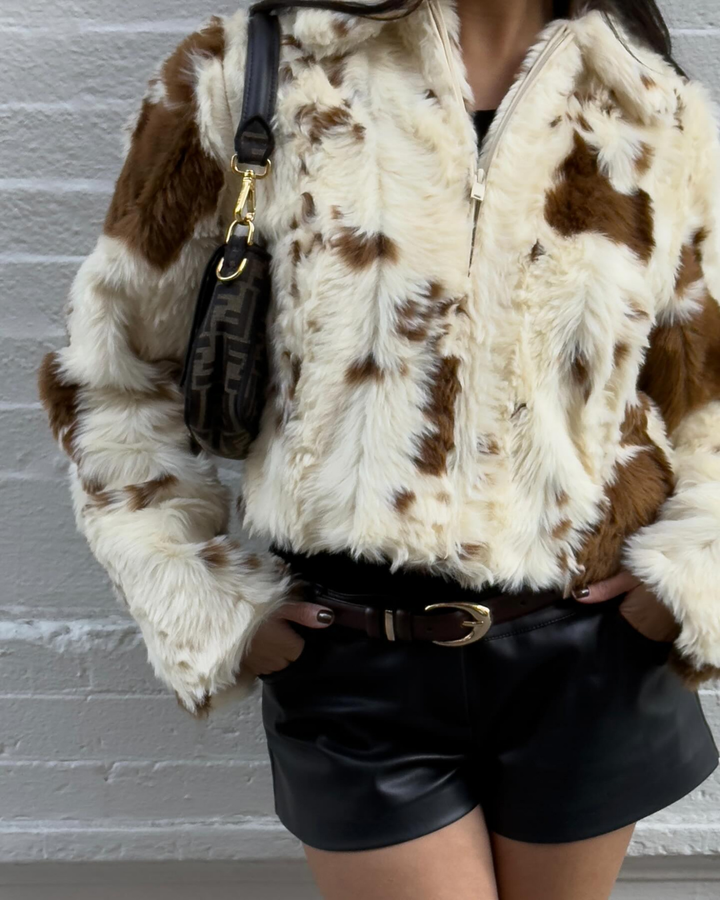 Dakota Faux Fur Zip Jacket