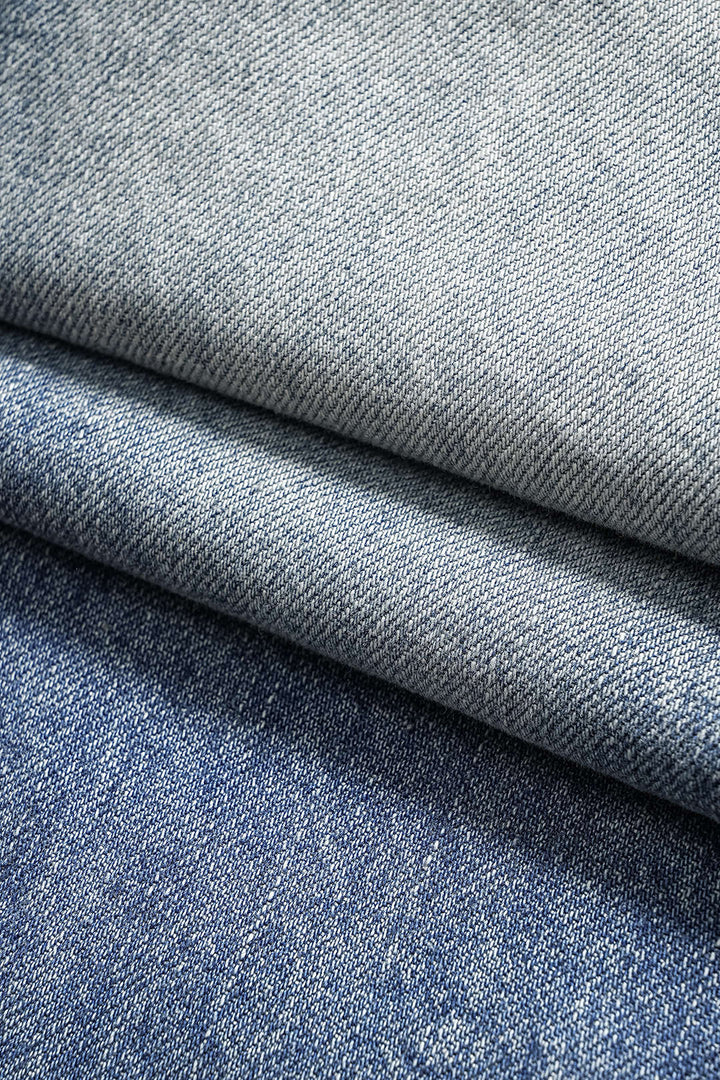 Luxe Fade-Wash Wide-Leg Jeans