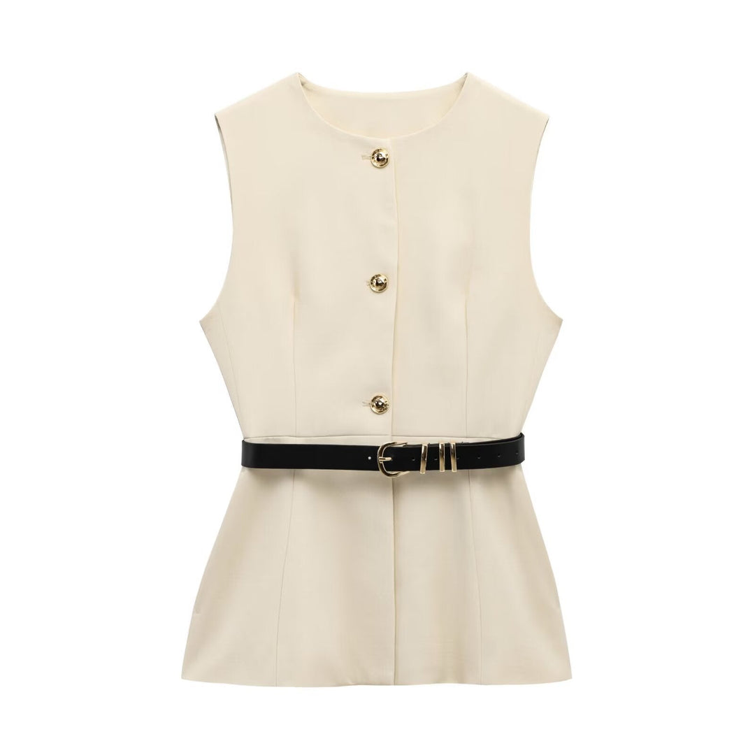 Regency Belted Vest Top