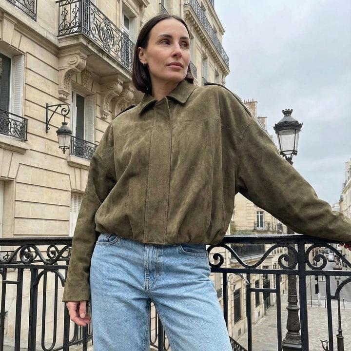 Desert Suede Bomber