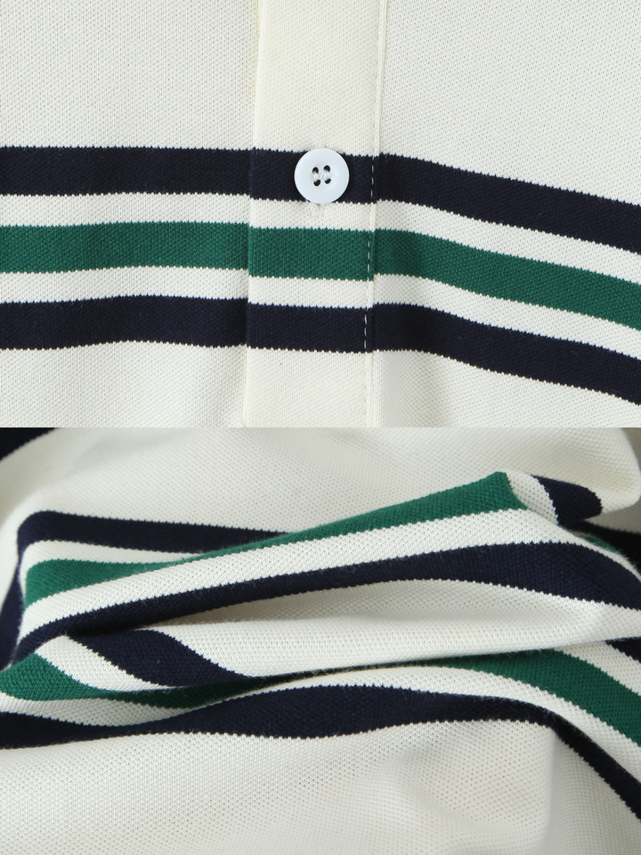 Lunette Striped Rugby Top