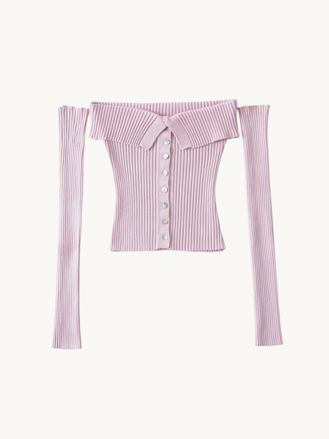 Club Muse Off-Shoulder Knit Top