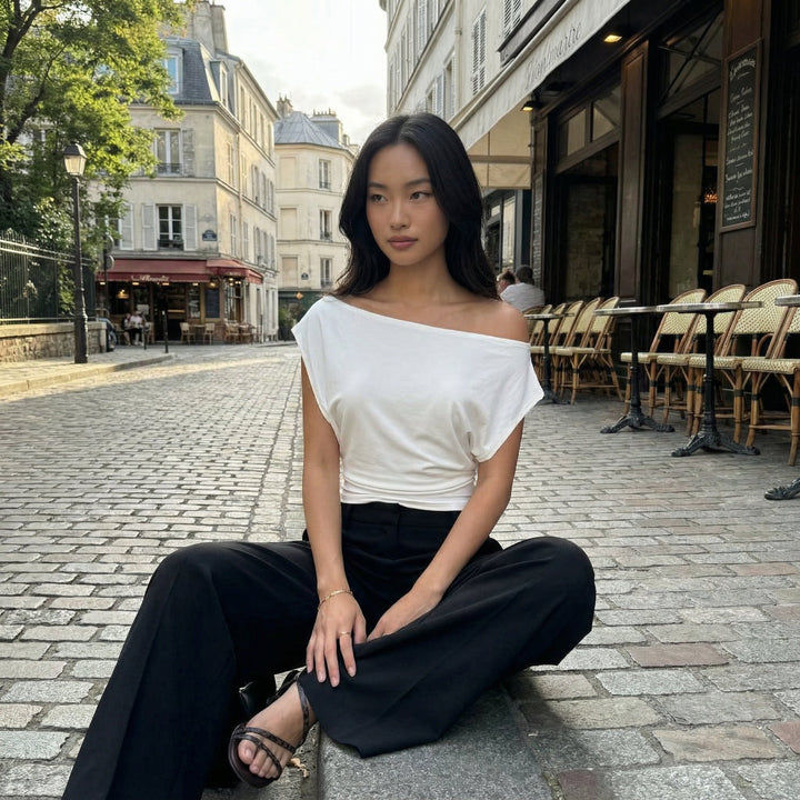 Off Shoulder Top - white