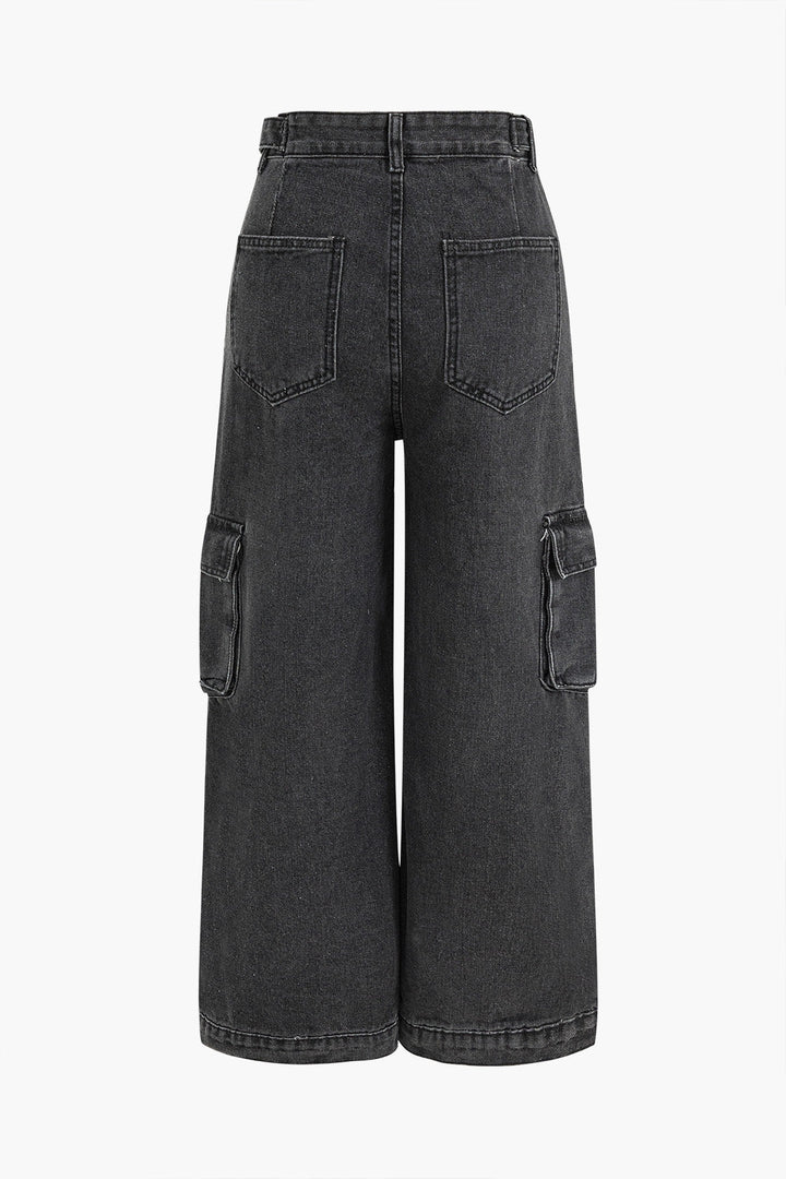 Nova Cargo Wide-Leg Jeans