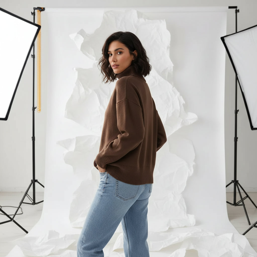 Cloudline Luxe Turtleneck Knit