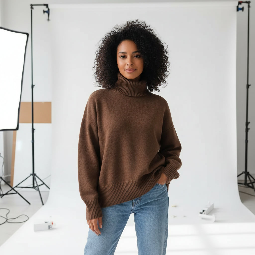 Cloudline Luxe Turtleneck Knit