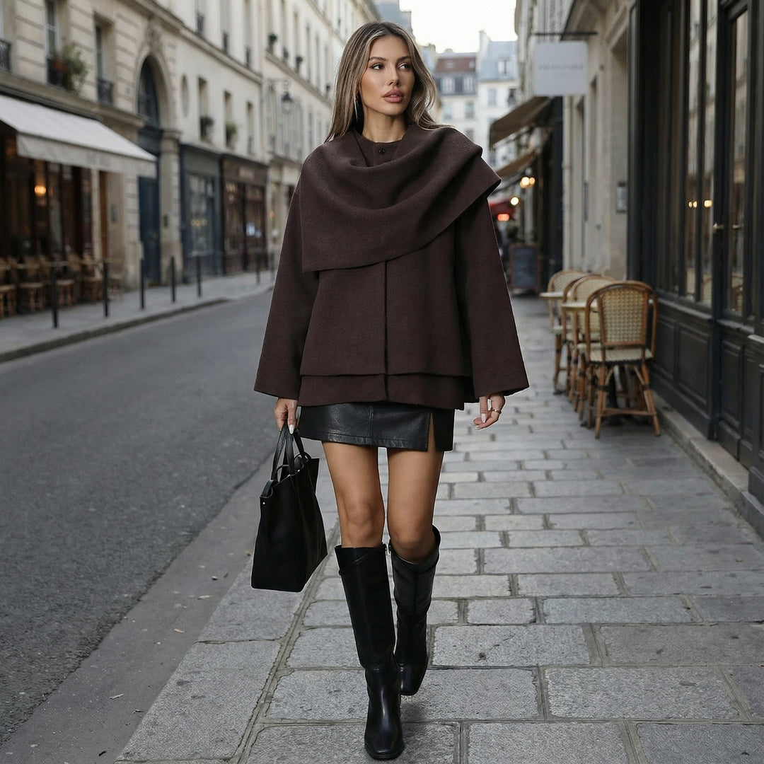 Midnight Drape Wool Jacket