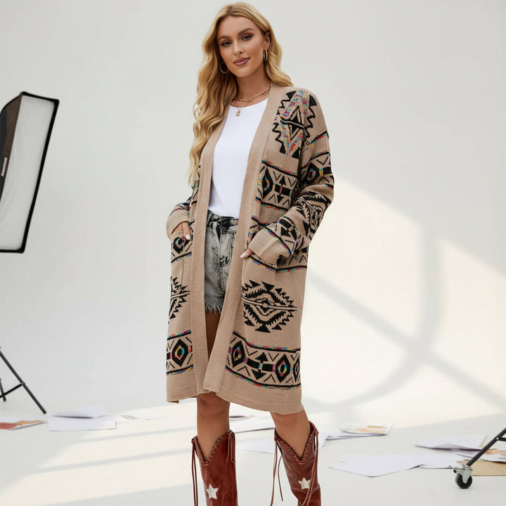 Southwest Longline Knit Cardigan
