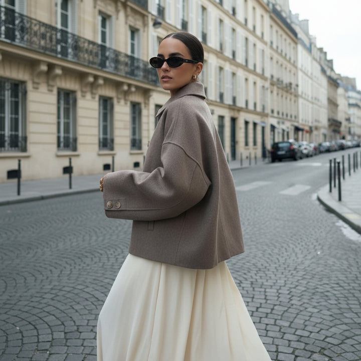 Oversized Wool Blend Jacket