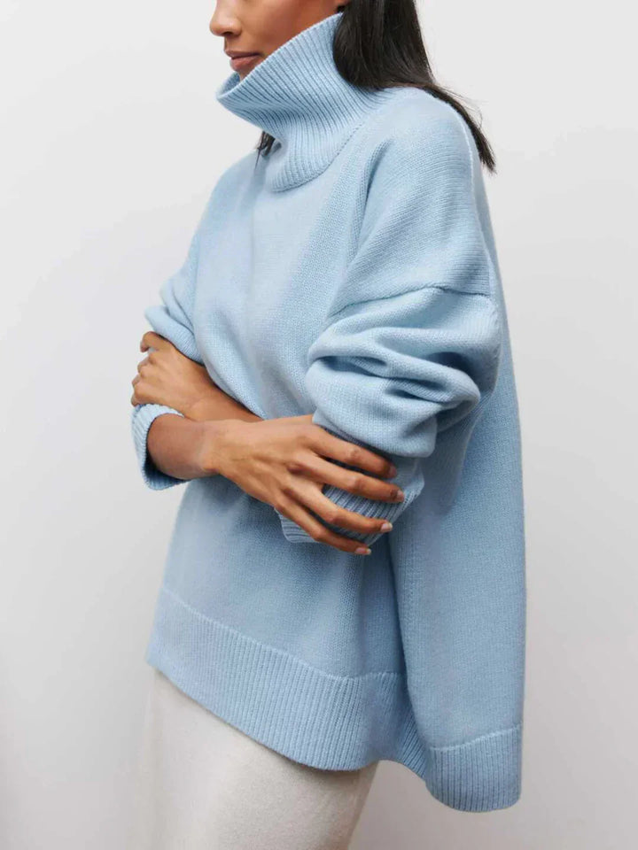 Always Chic Turtleneck Oversized Sweater