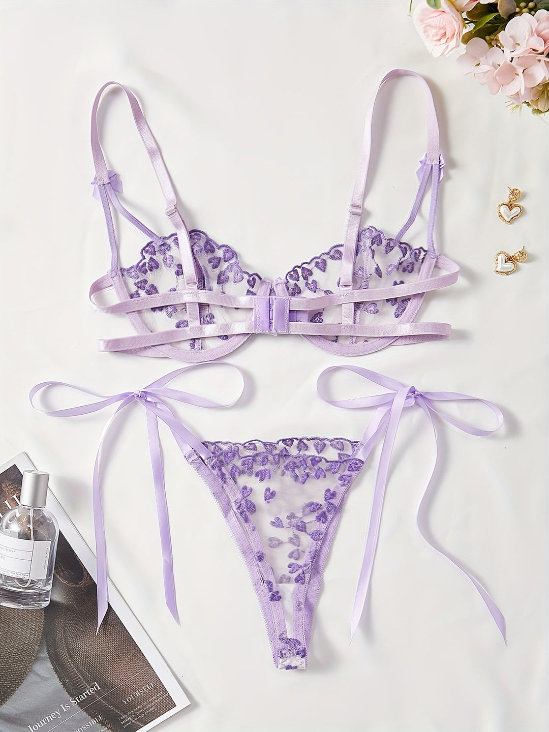 Nyxira Heart Set – purple