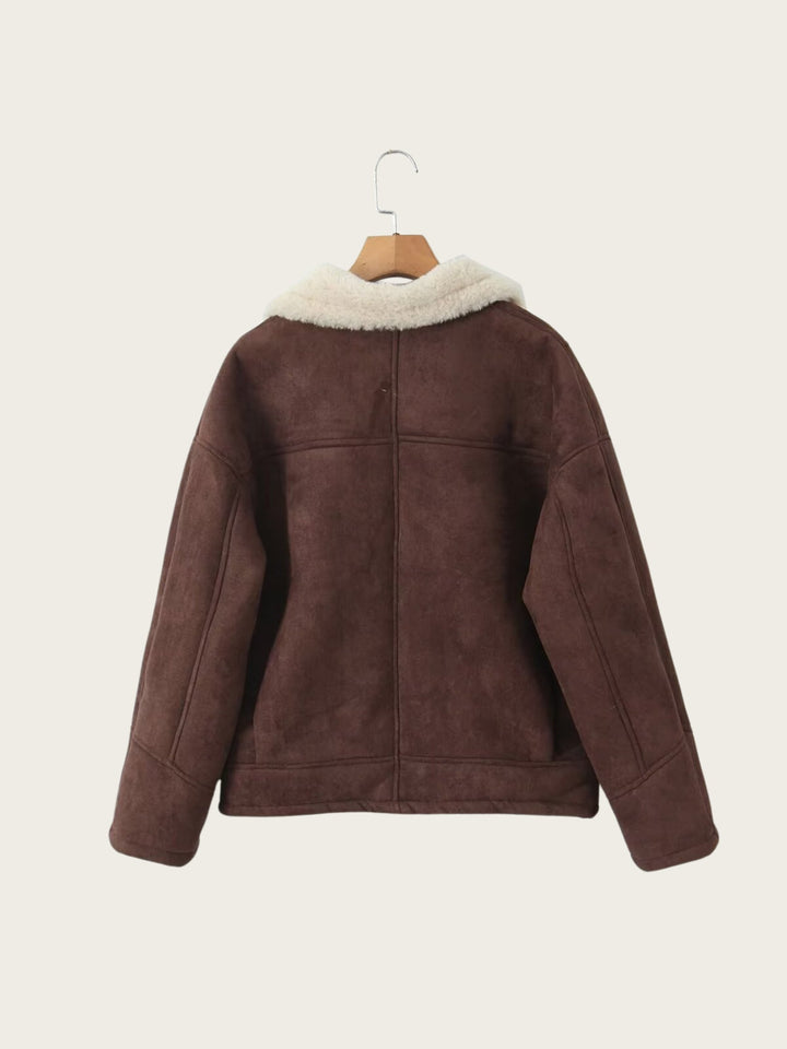 Elowyn Shearling Wrap Jacket