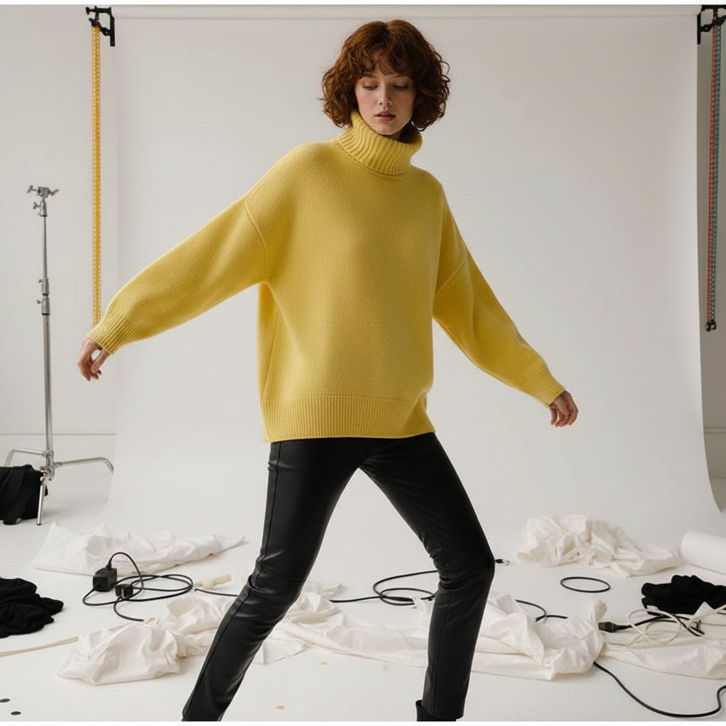 Cloudline Luxe Turtleneck Knit